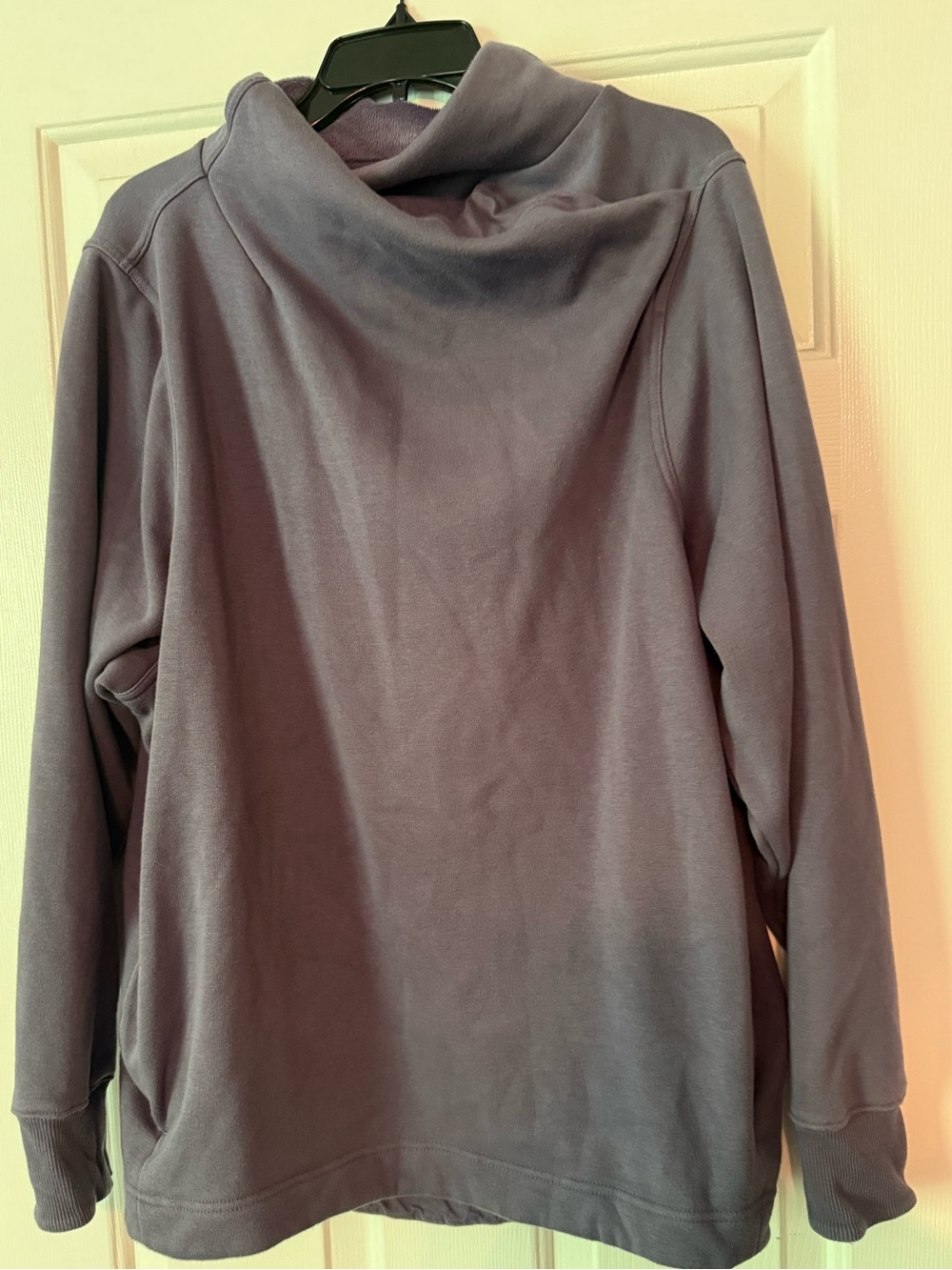 Athleta Plush Heathered Purple Pullover
